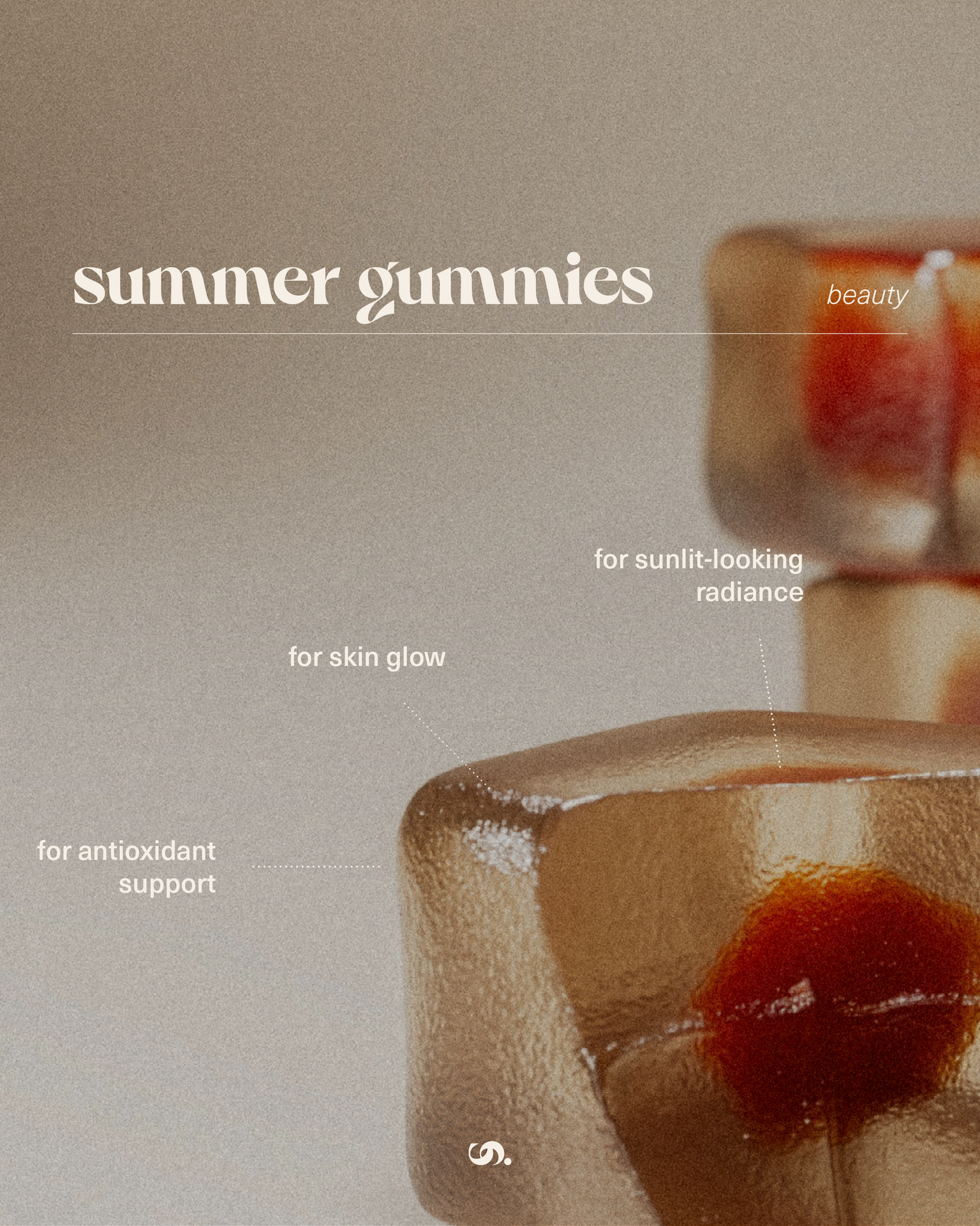 Caene Summer Sun & Glow Gummies 60 st