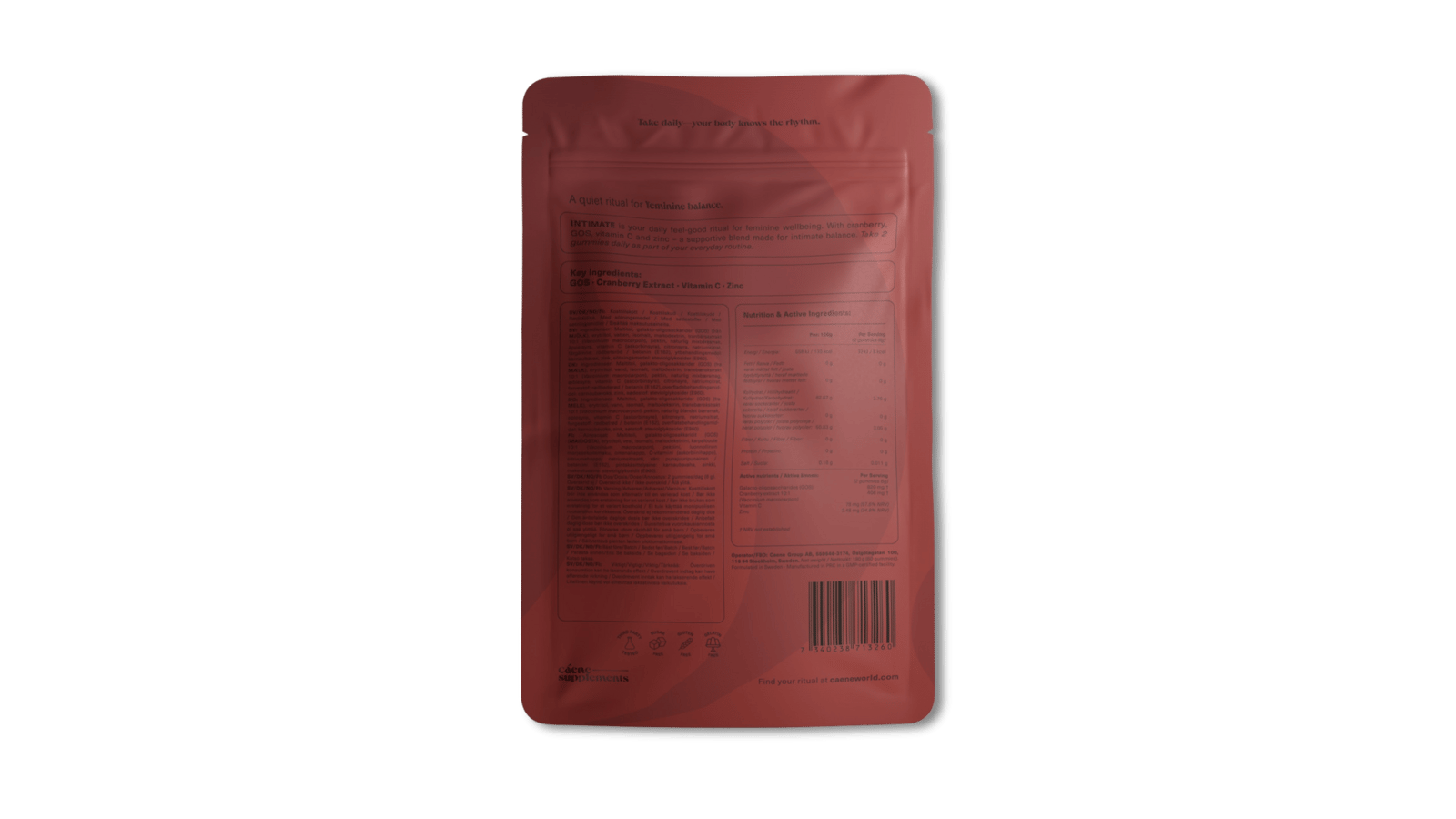 Caene Intiimate Comfort Gummies 60 st