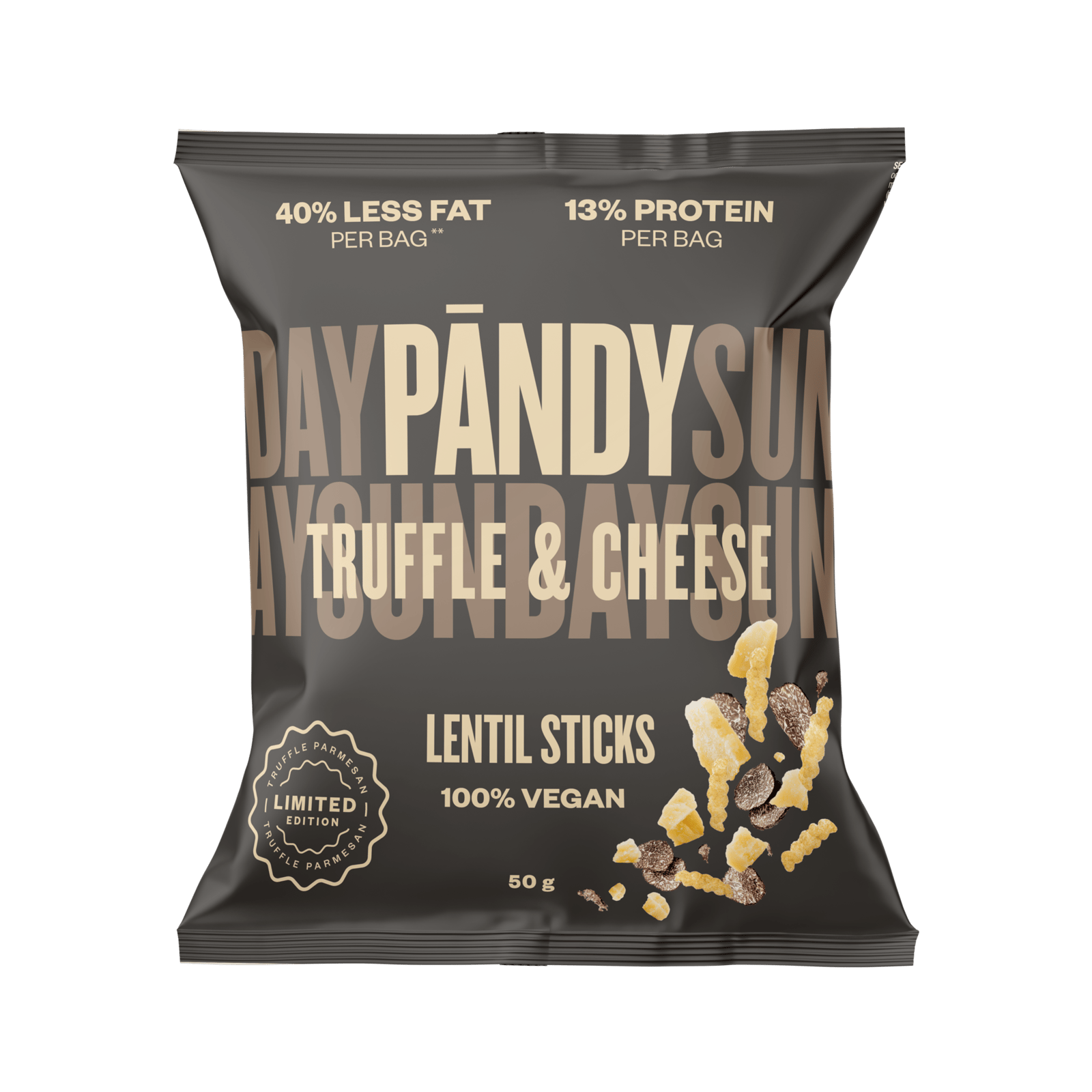 Pändy Lentil Sticks Truffle & Cheese 50g