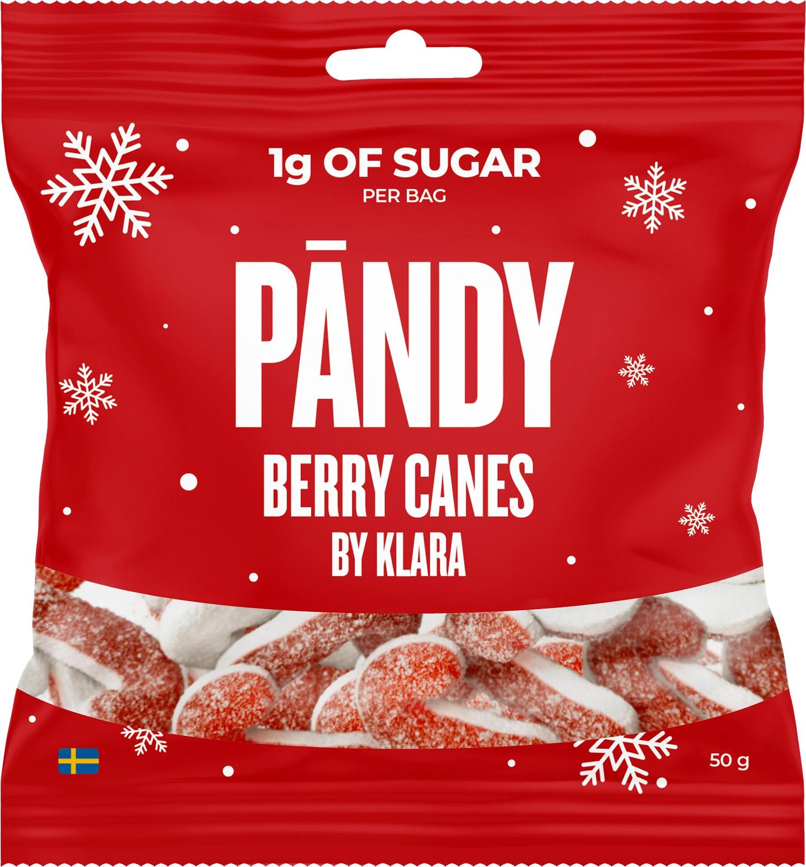 Pändy Candy Berry Canes by Klara 50 g