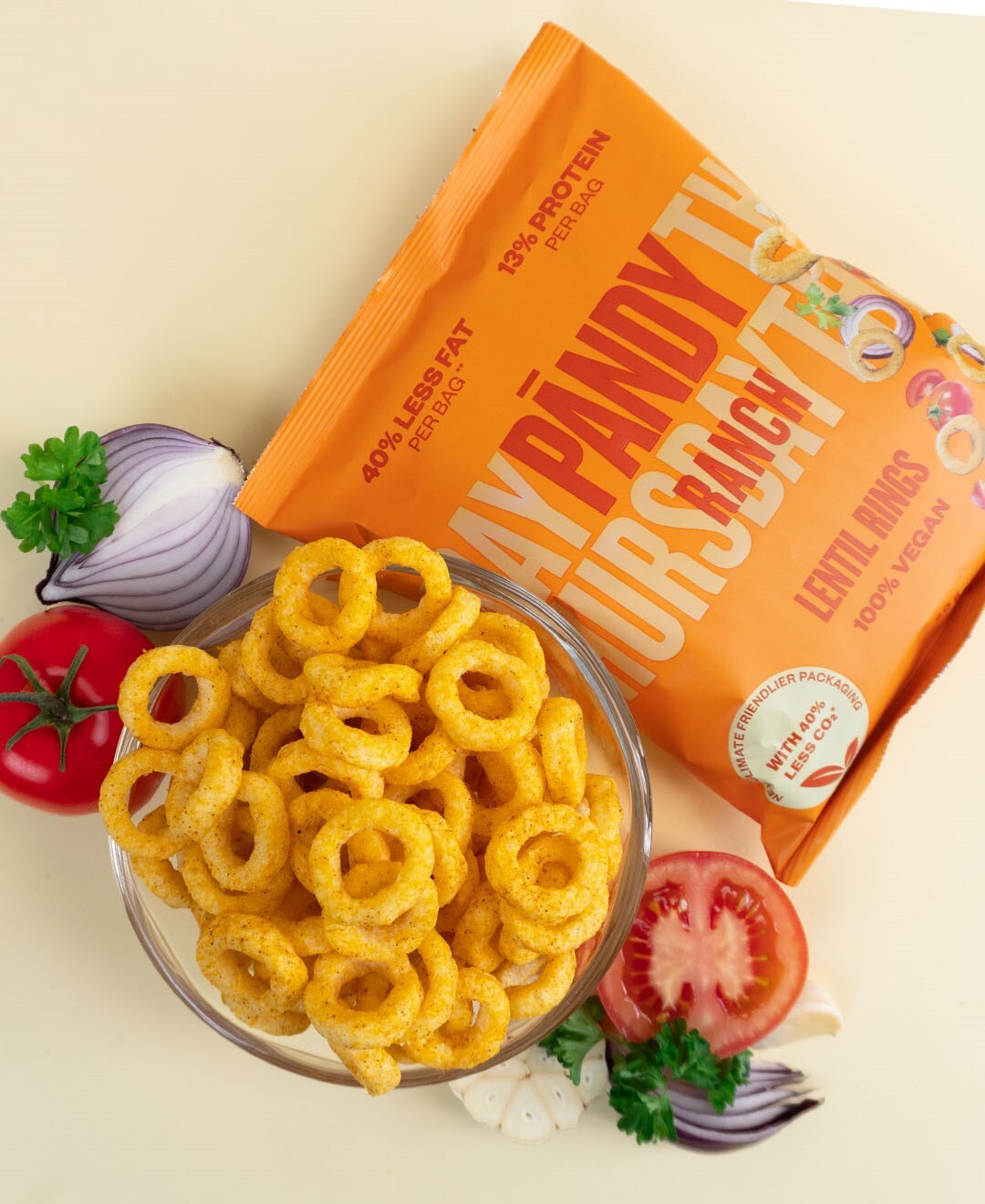 Pändy Lentil Chips Ranch 50g