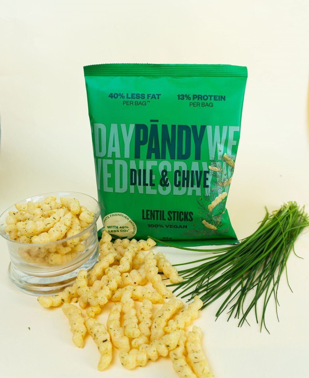 Pändy Lentil Chips Dill & Chive 50g