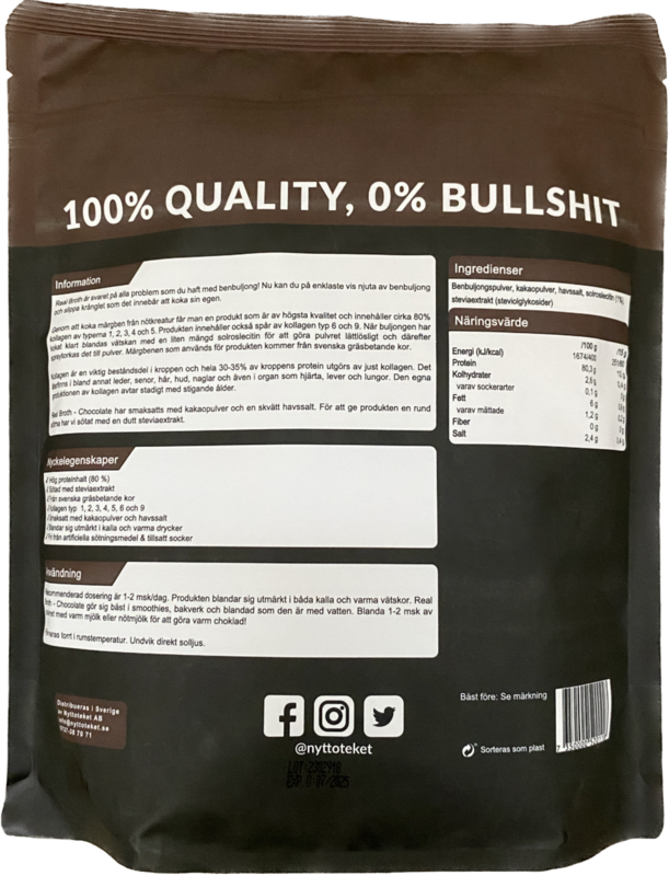 Nyttoteket Real Broth Chocolate Benbuljong 500 g