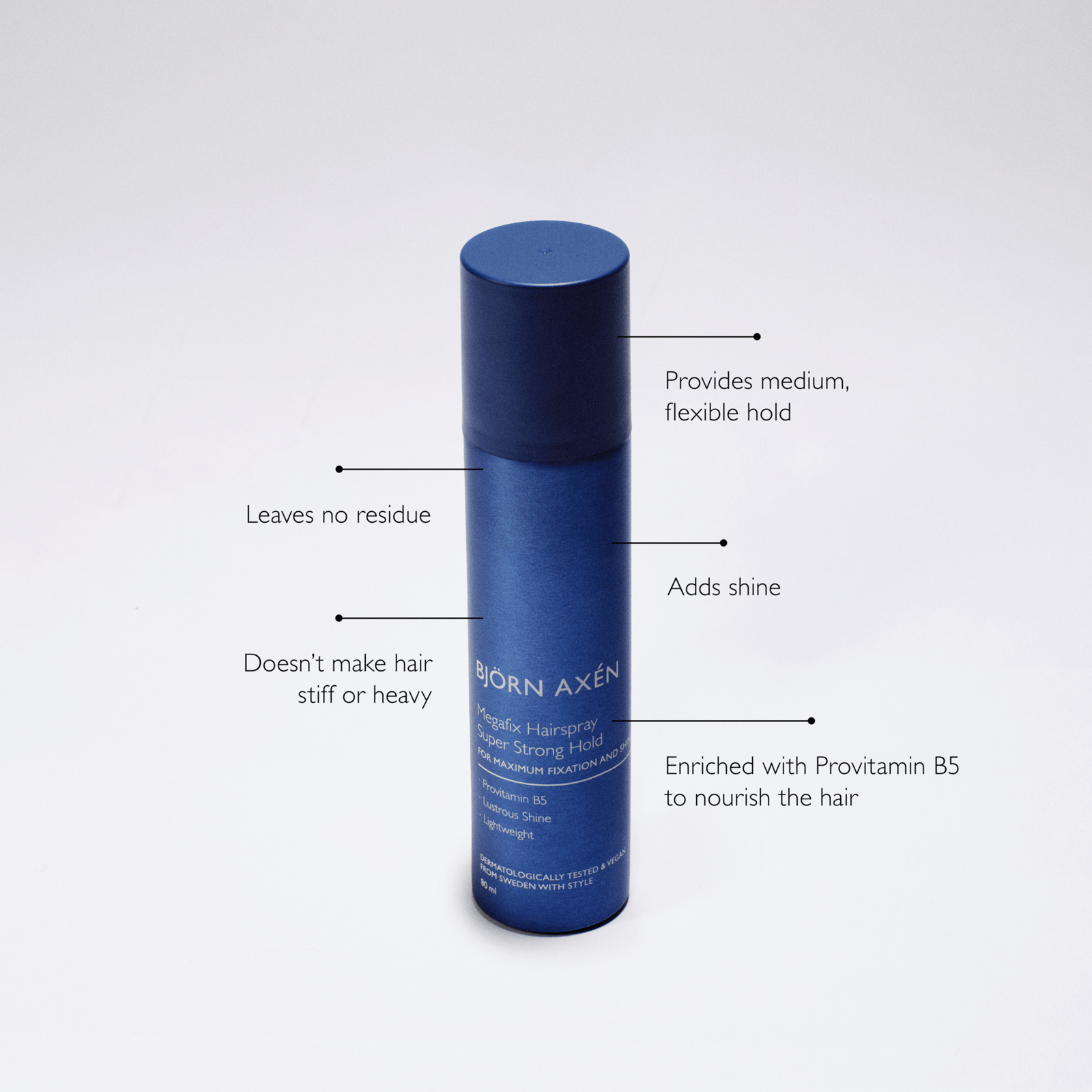 Björn Axén Megafix Hairspray Travel Size 80 ml