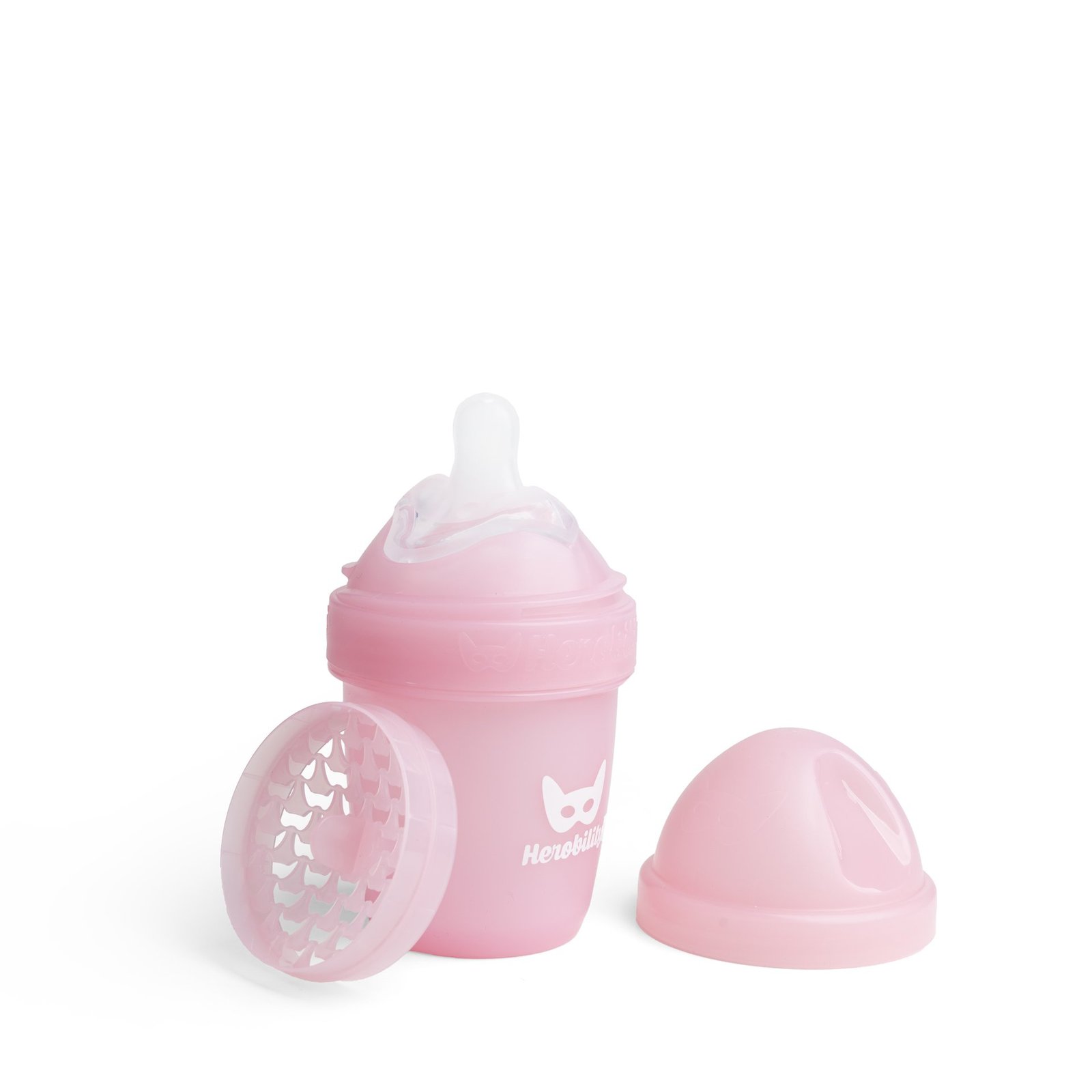 Herobility Baby Bottle 140ml Pink