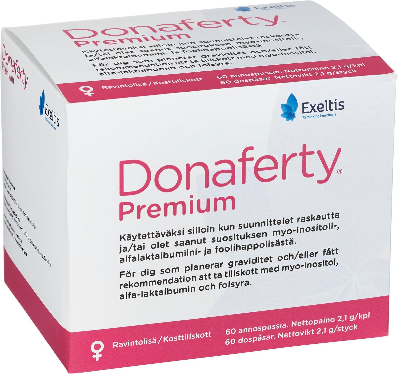 Exeltis Donaferty Premium 60 påsar