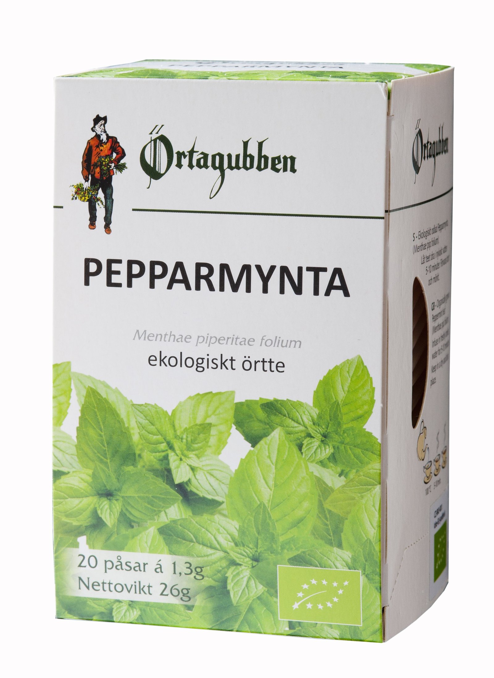 Örtagubben Pepparmynta blad Te-påsar 20x1,3gr