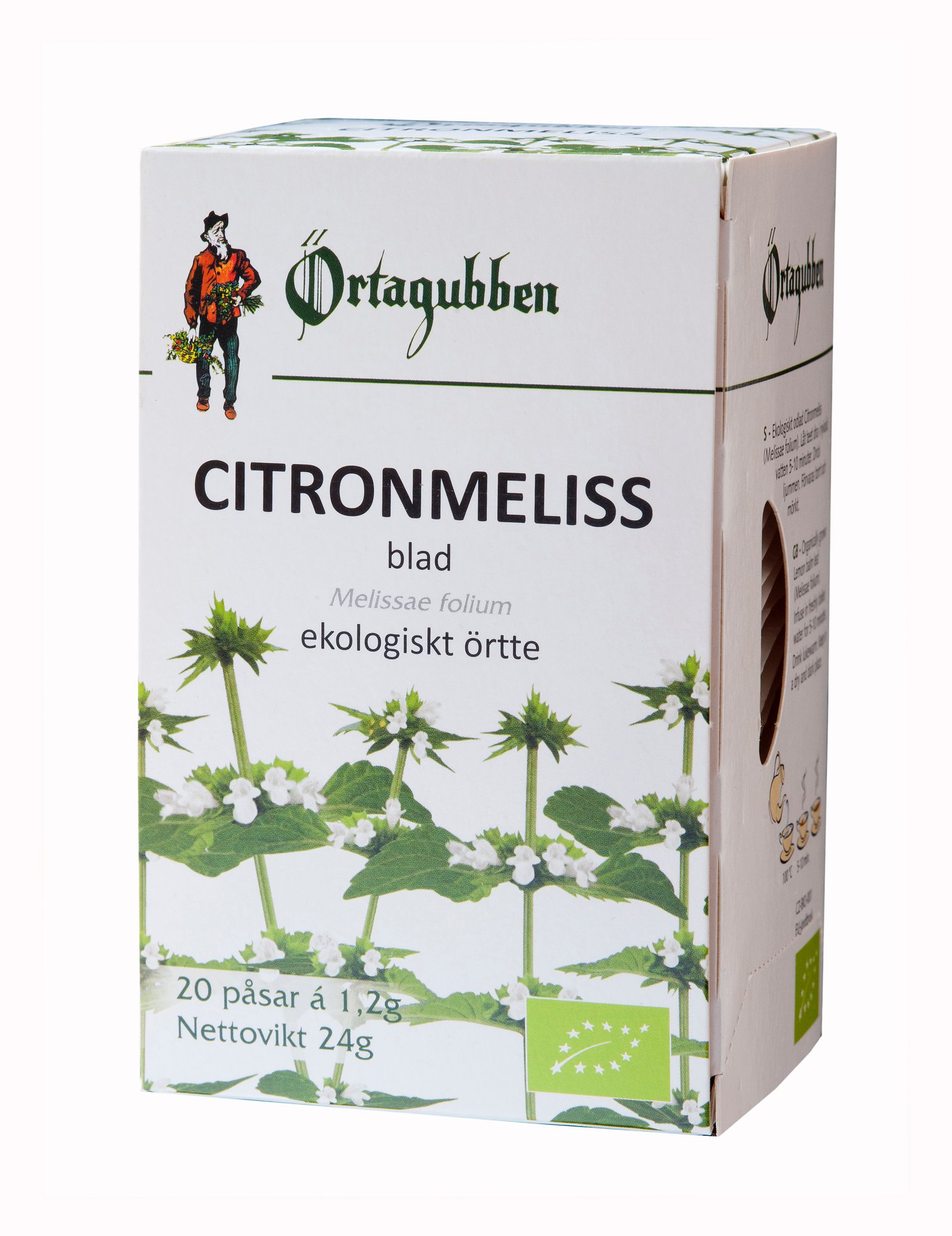 Örtagubben Citronmeliss blad Te-påsar 20x1,2gr