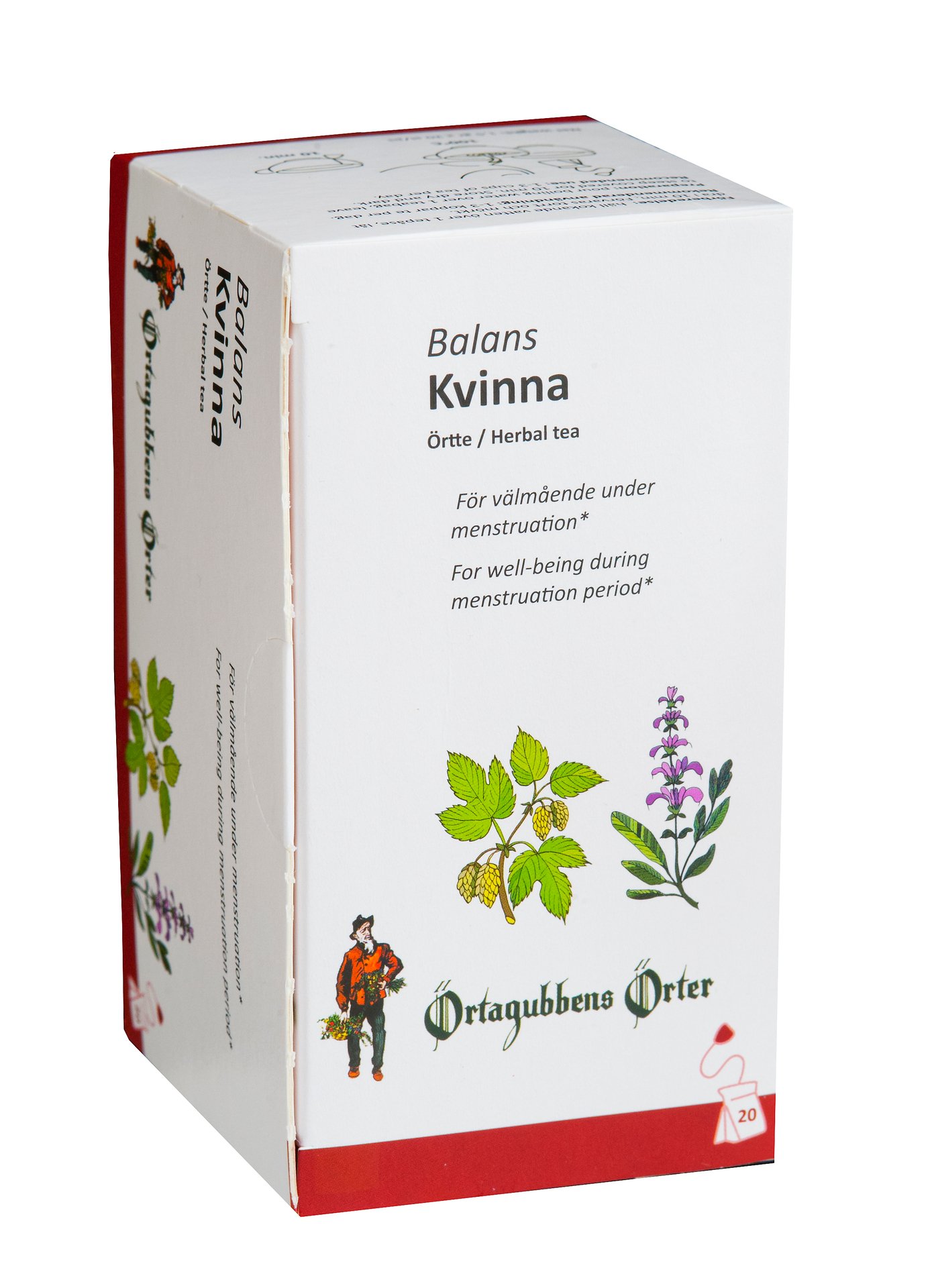 Örtagubbens Örter Balans Kvinna 1,5 g x 20 Tepåsar