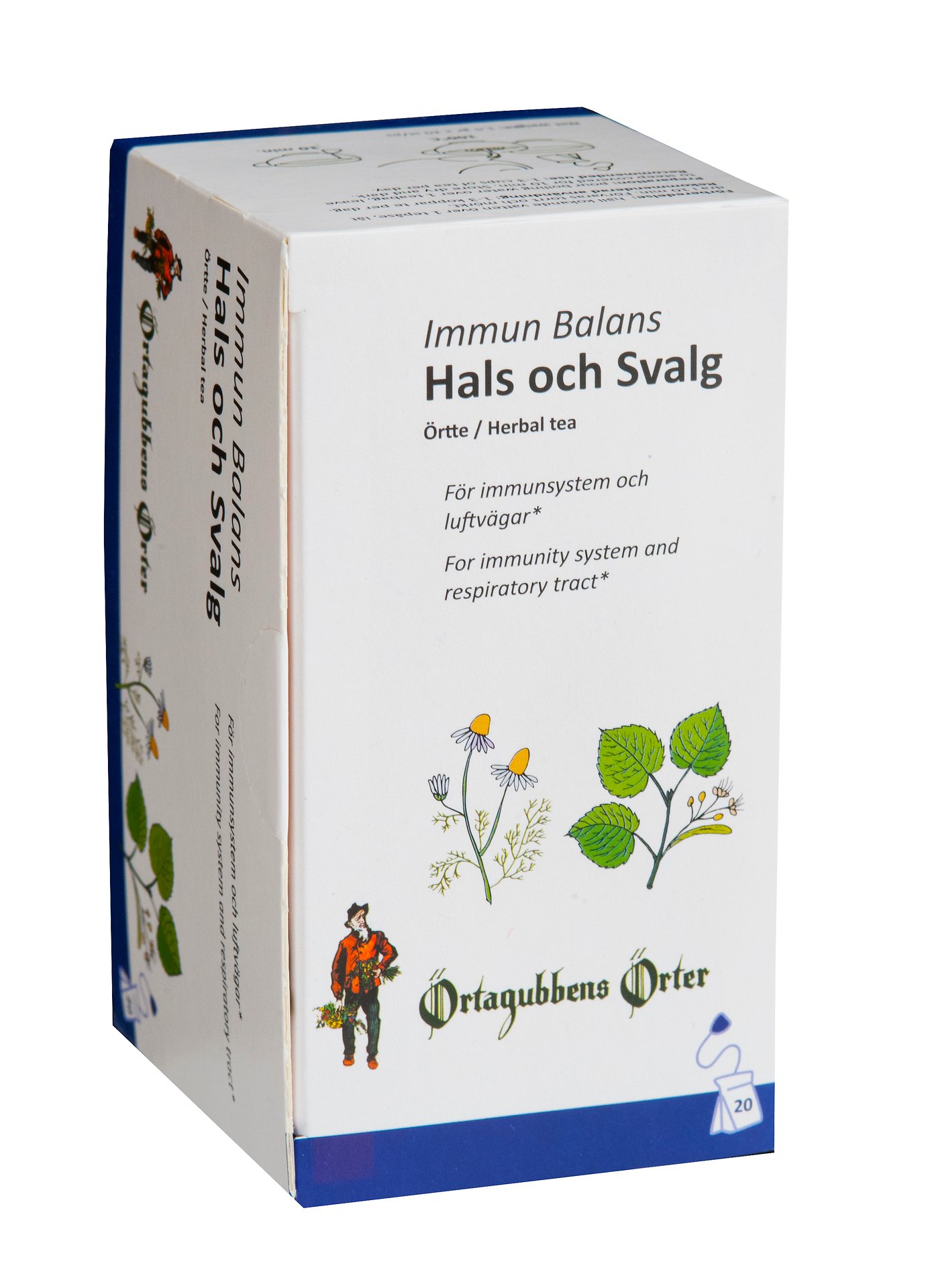 Örtagubbens Örter Immun Balans Hals och Svalg 1,5 g x 20 Tepåsar