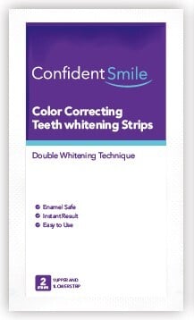 Confident Smile Color Correcting Teeth Whitening Strips 28 st
