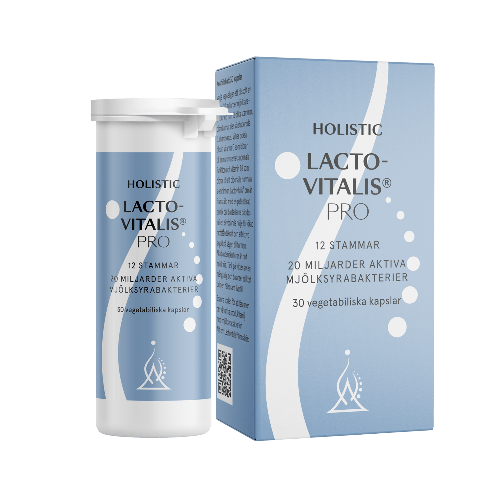 Holistic Lactovitalis® pro 20 miljarder mjölksyrabakterier 30 kapslar