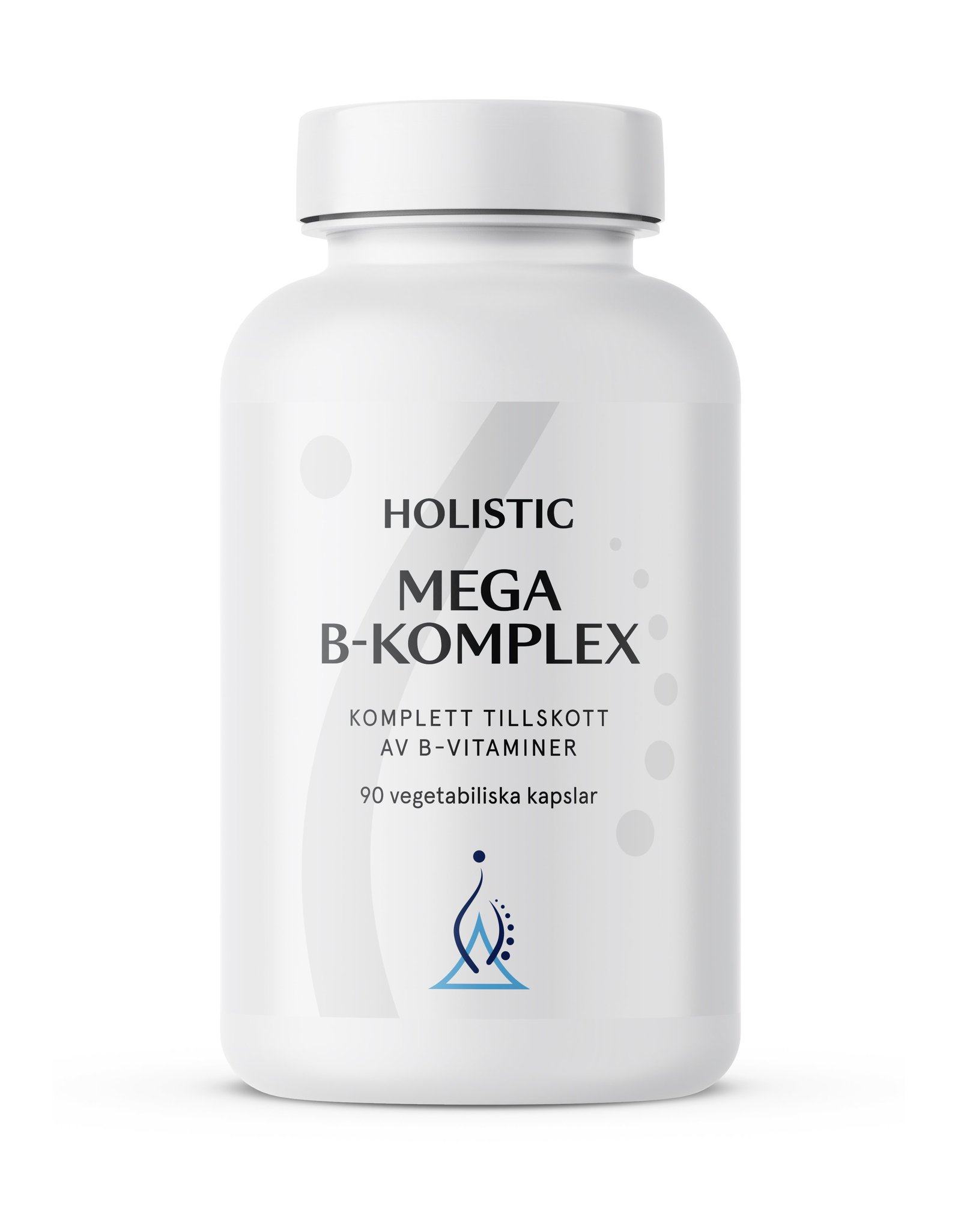 Holistic Mega B-komplex 90 vegetabiliska kapslar