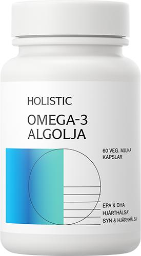 Holistic Omega-3 Vegan Algolja 60 vegetabiliska mjuka kapslar