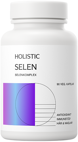 Holistic Selen 200µg 90 vegetabiliska kapslar