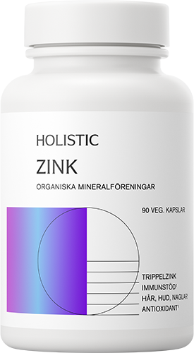 Holistic Zink Komplex 25mg 90 vegetabiliska kapslar