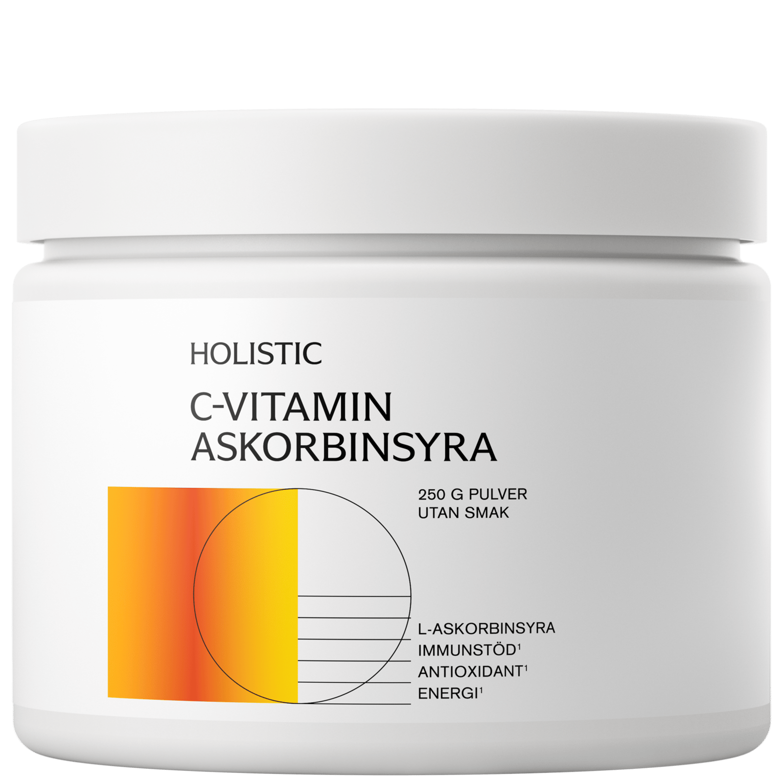 Holistic C-vitamin Askorbinsyra 250 g
