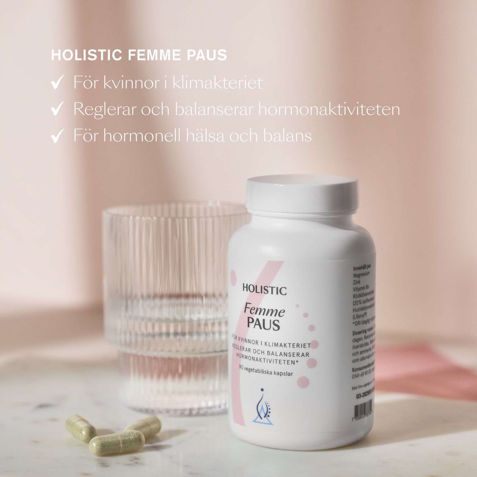 Holistic Femme Paus 90 vegetabiliska kapslar