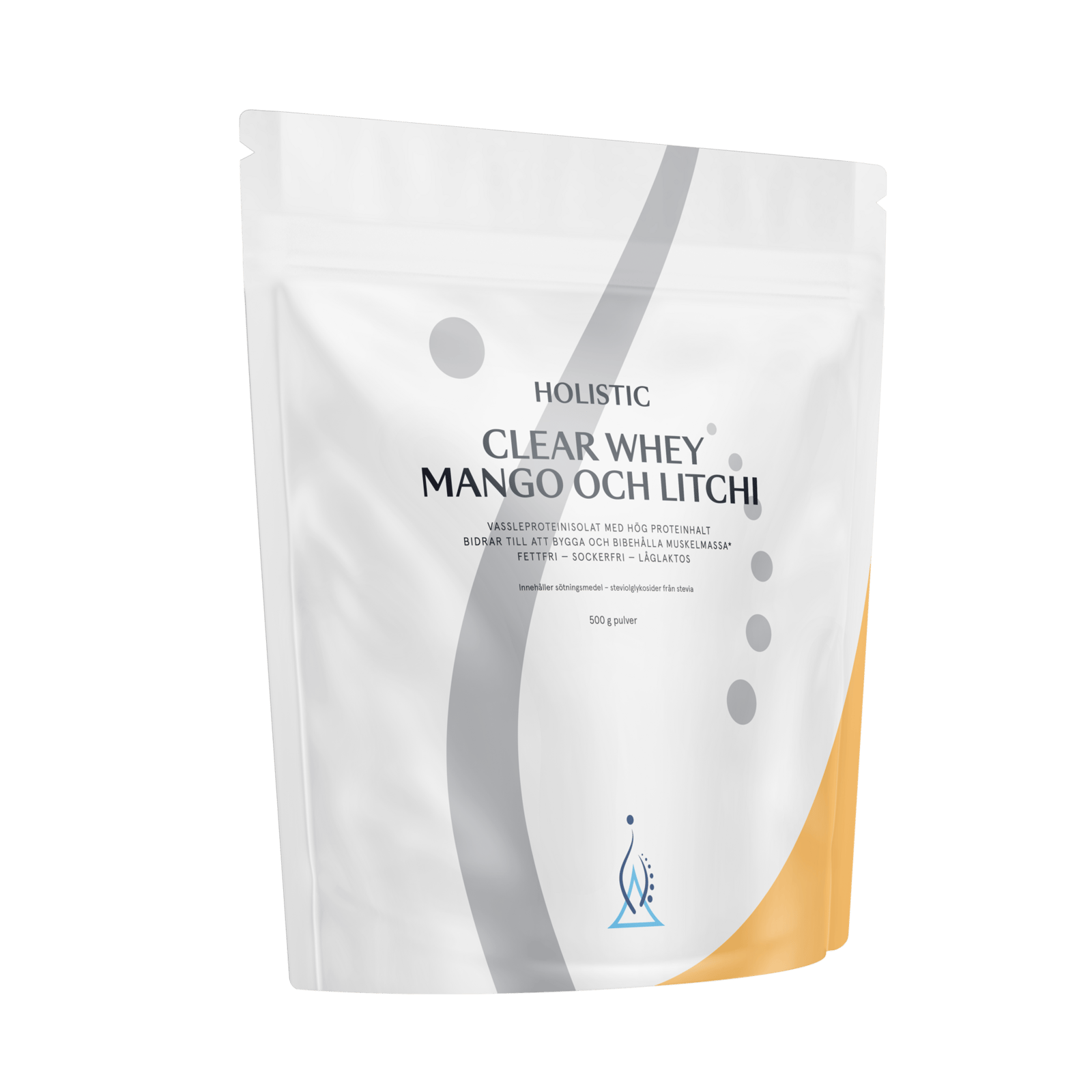 Holistic Clear Whey Vassleproteinisolat Mango & Litchi 500g