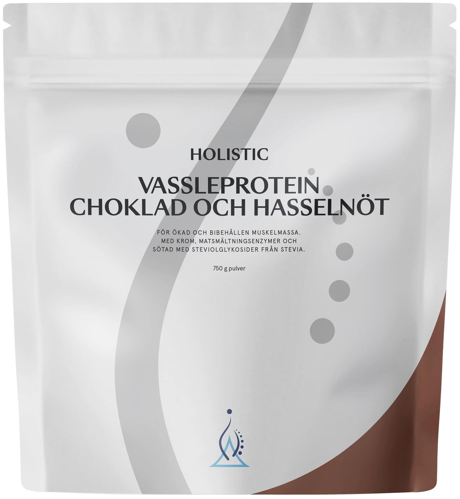 Holistic Vassleprotein Choklad och Hasselnöt 750 g