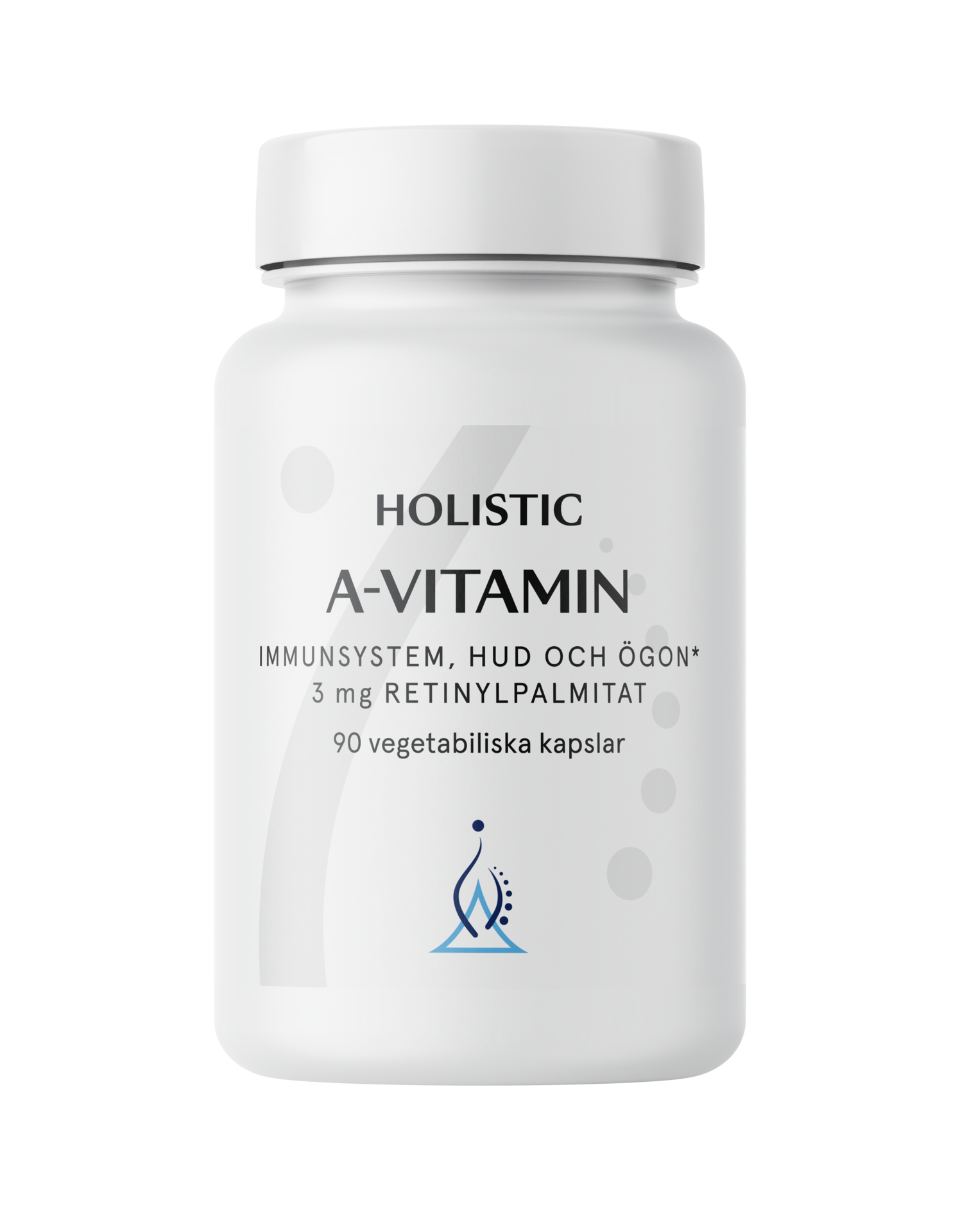 Holistic A-vitamin 3 mg Retinylpalmitat 90 Vegetabiliska kapslar