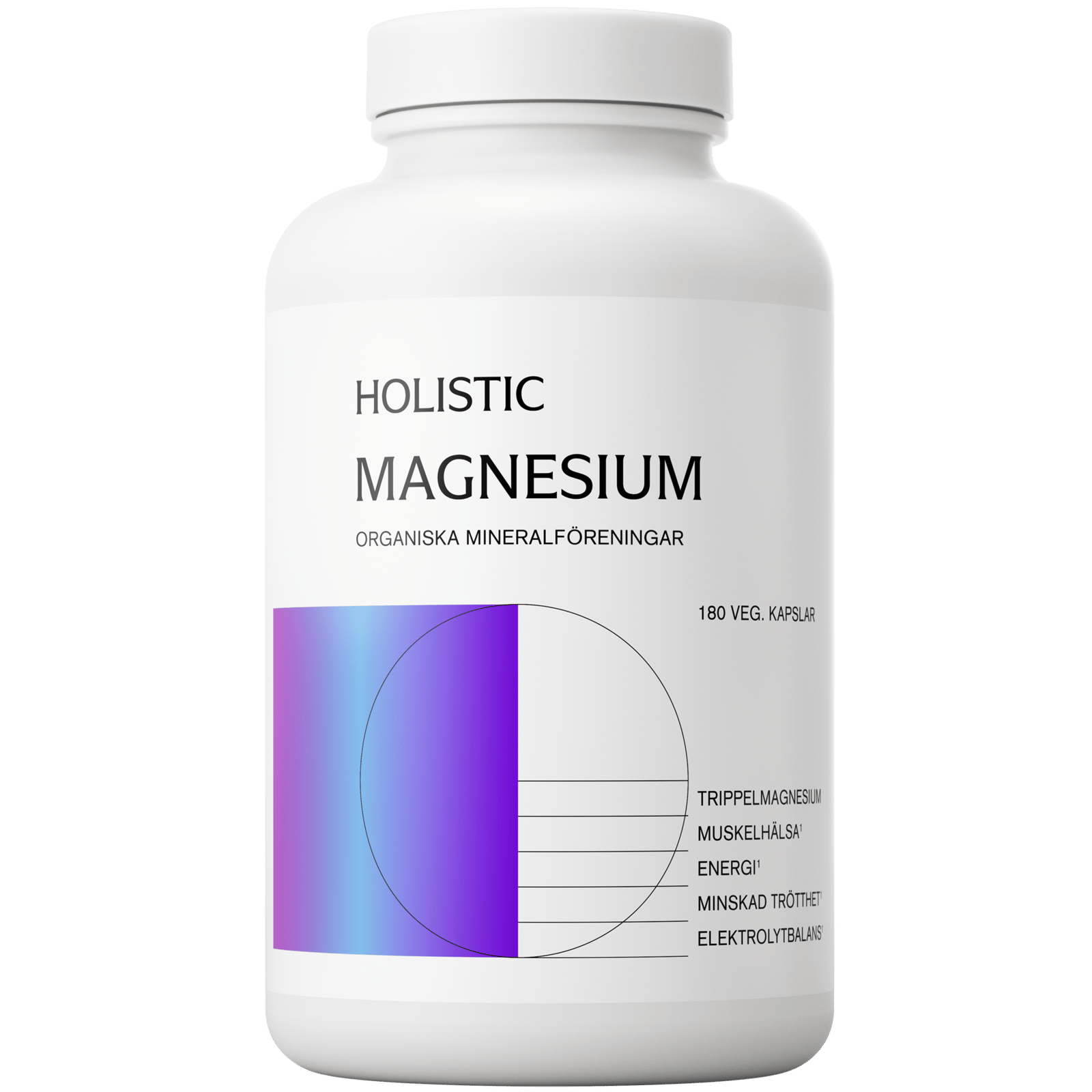 Holistic Magnesium 120 mg 180 kapslar