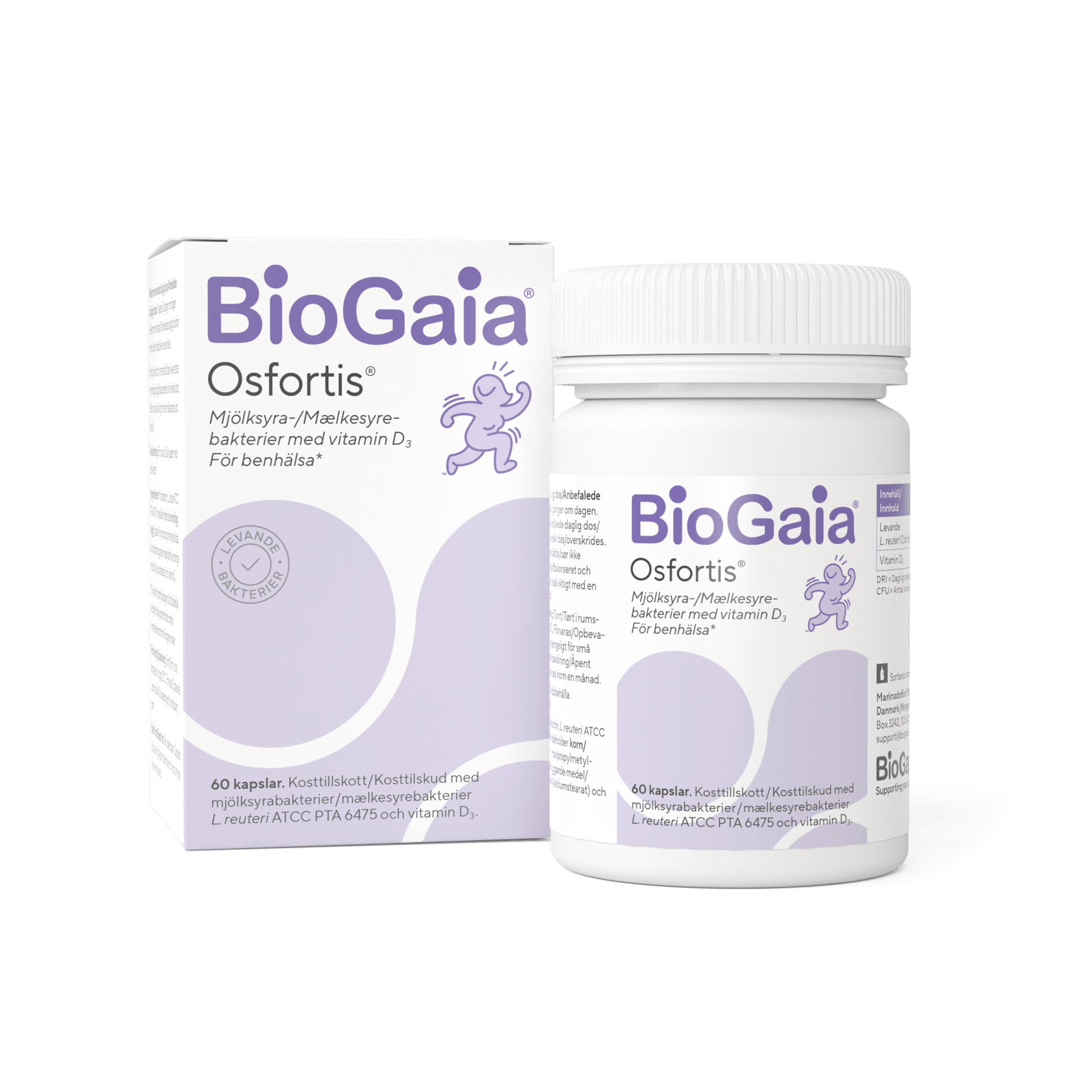 BioGaia Osfortis 60 kapslar