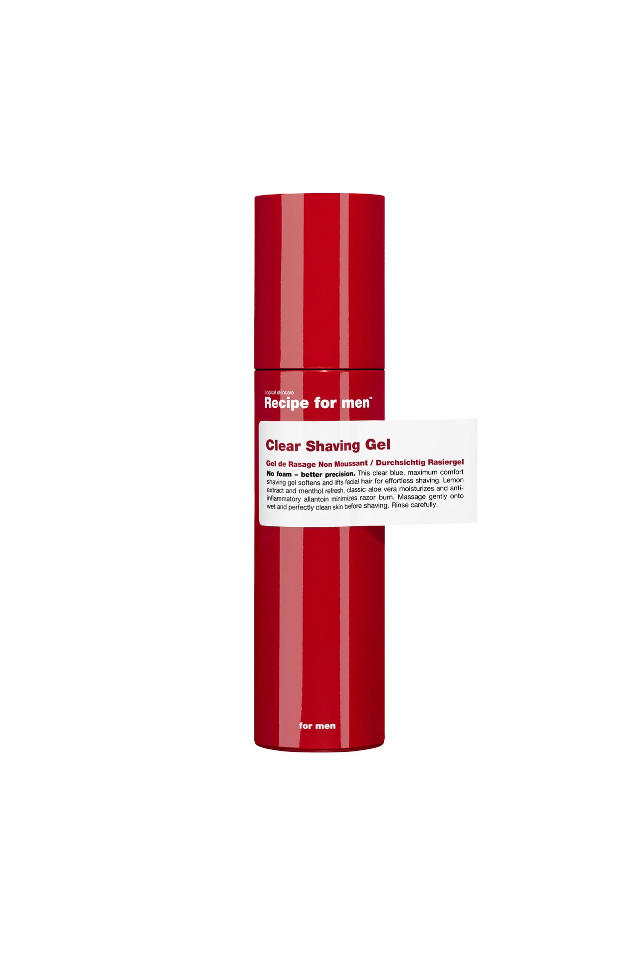 Recipe for men Clear Shaving Gel 100 ml