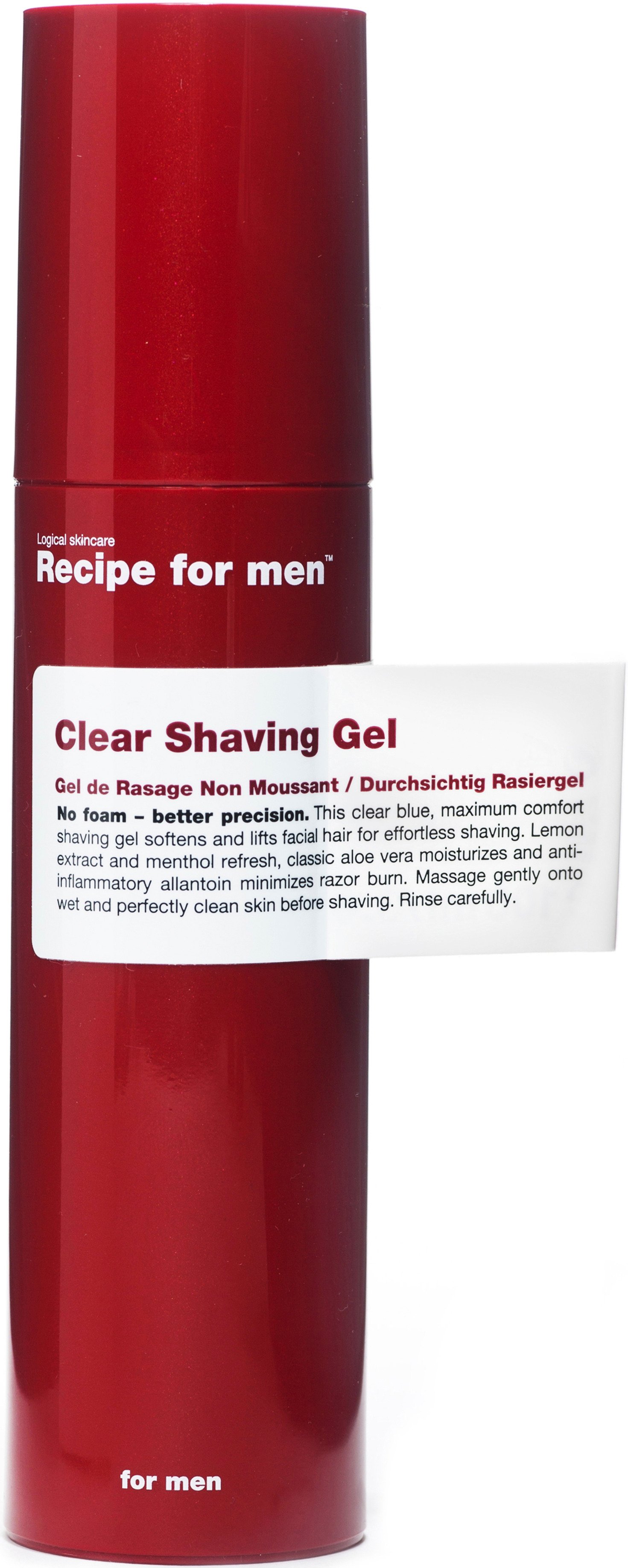 Recipe for men Clear Shaving Gel 100 ml