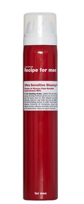 Recipe for men Ultra Sensitive Shaving Foam 100 ml