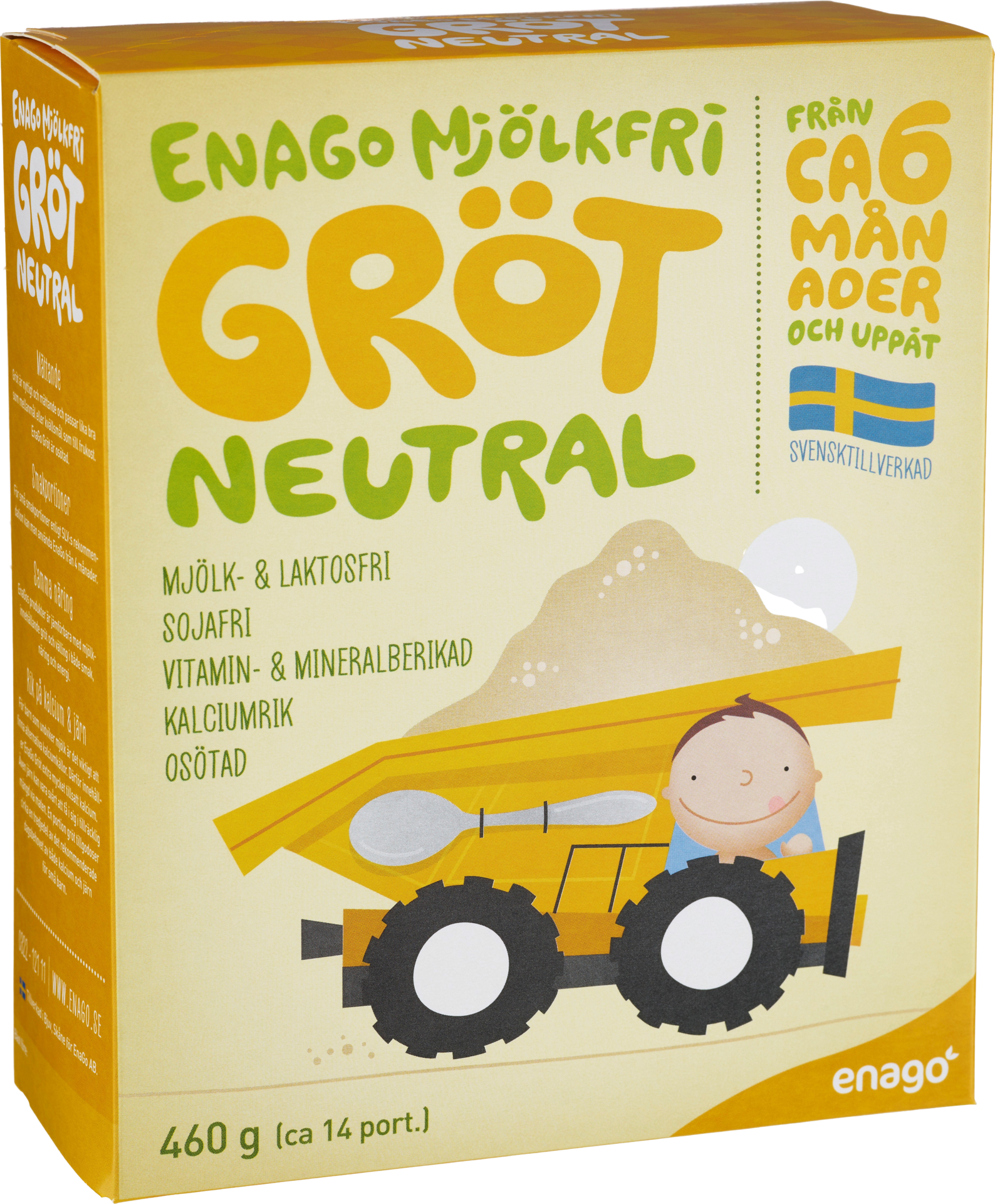 EnaGo Mjölkfri Gröt Neutral 460 g