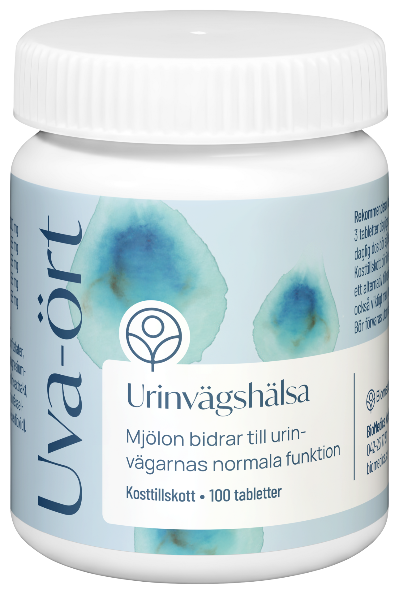 BioMedica Uva-Ört 100 tabletter