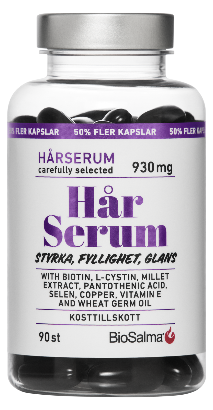 BioSalma HårSerum 90 kapslar