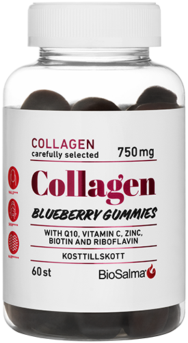 BioSalma Collagen Blueberry Gummies 60 st