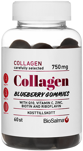 BioSalma Collagen Blueberry Gummies 60 st