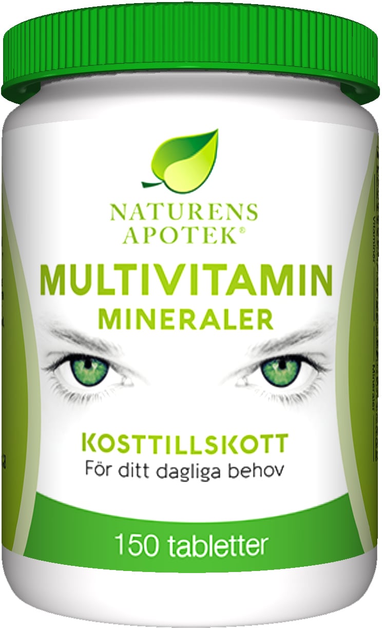 Naturens Apotek Multivitamin Mineraler 150 st