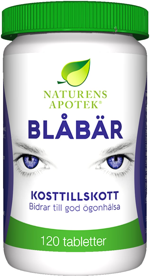 NATURENS APOTEK Blåbär 120 tabletter