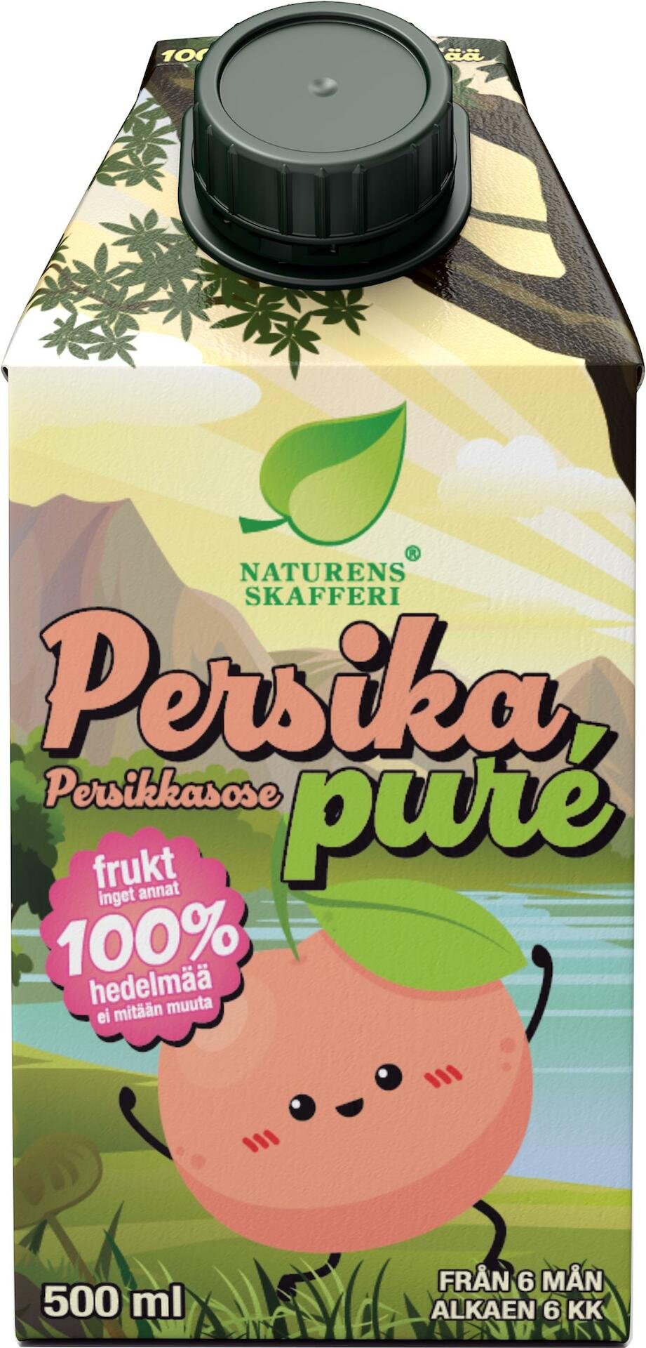 NATURENS SKAFFERI Persikapuré 100% 500 ml
