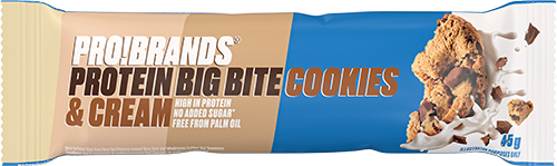ProBrands Protein Bar BigBite Cookies & Cream 45 g