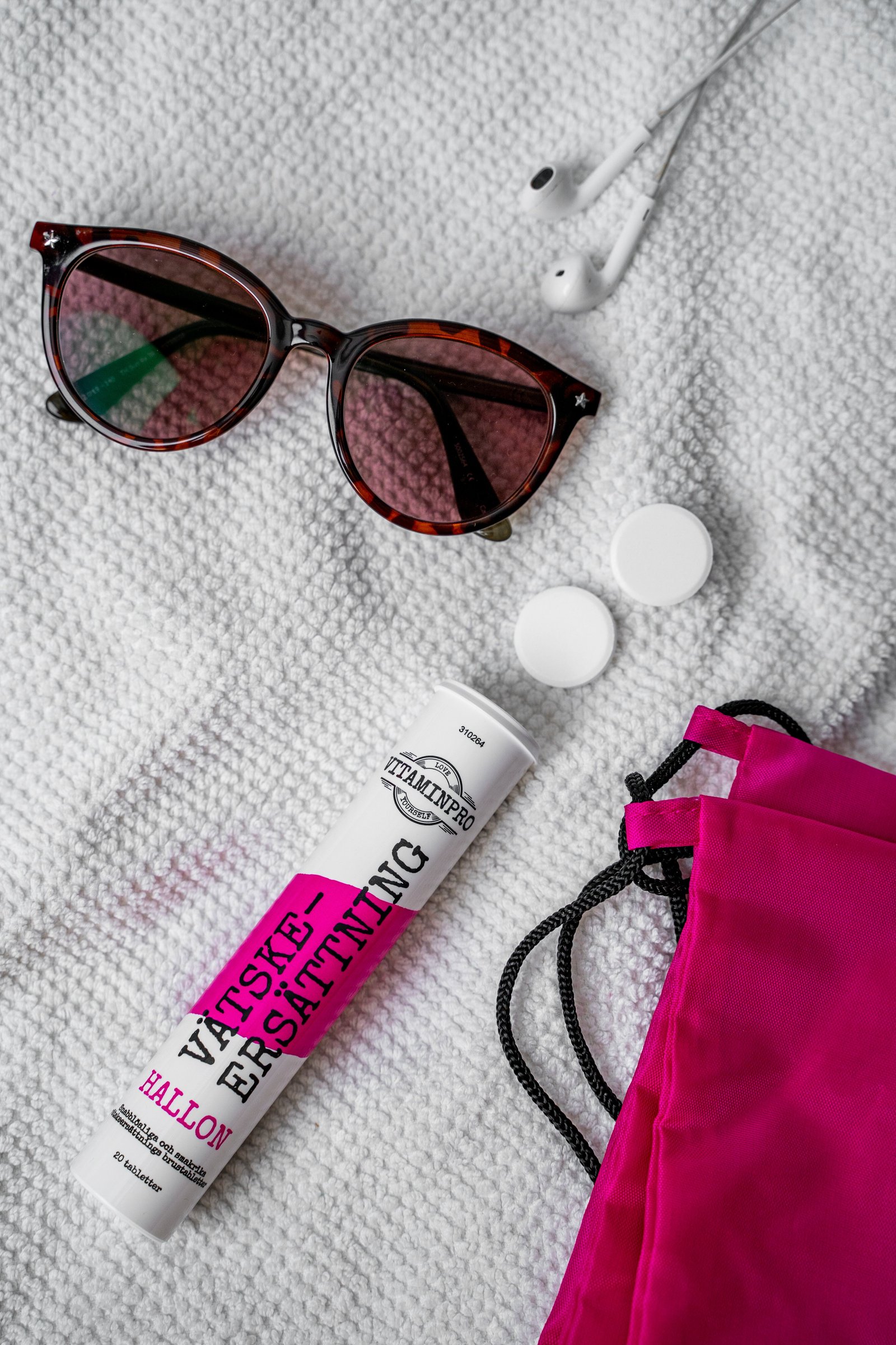 Vitaminpro Vätskeersättning Brus Hallon 20 st