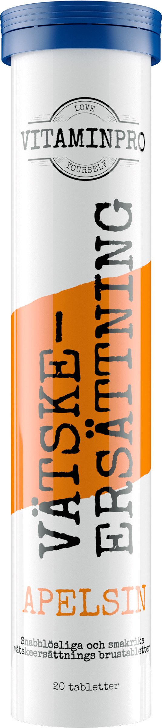 Vitaminpro Vätskeersättning Brus Apelsin 20 st