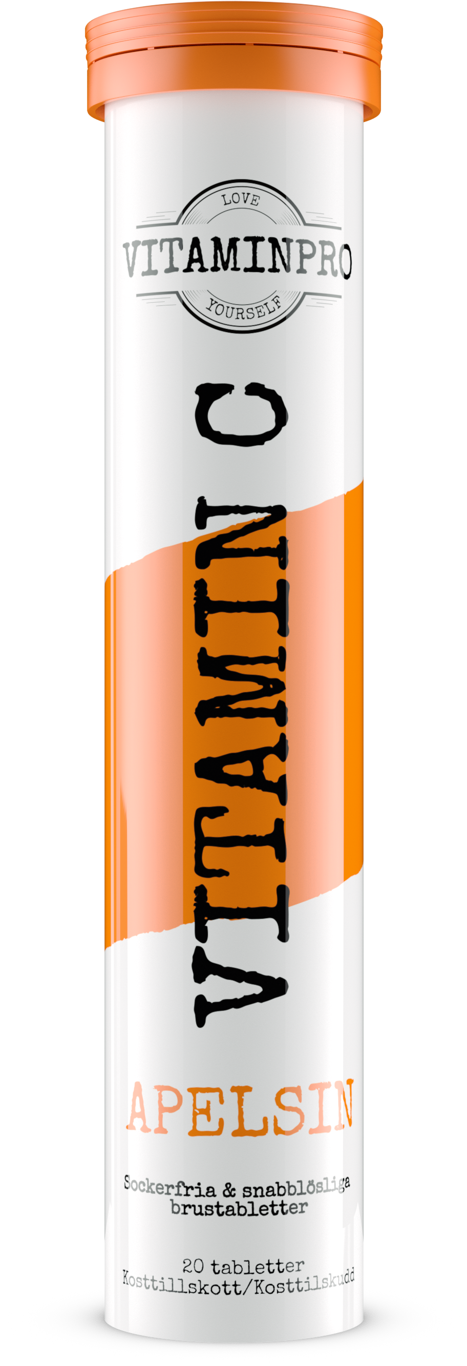 Vitaminpro C-vitamin Brus Apelsin 20 st