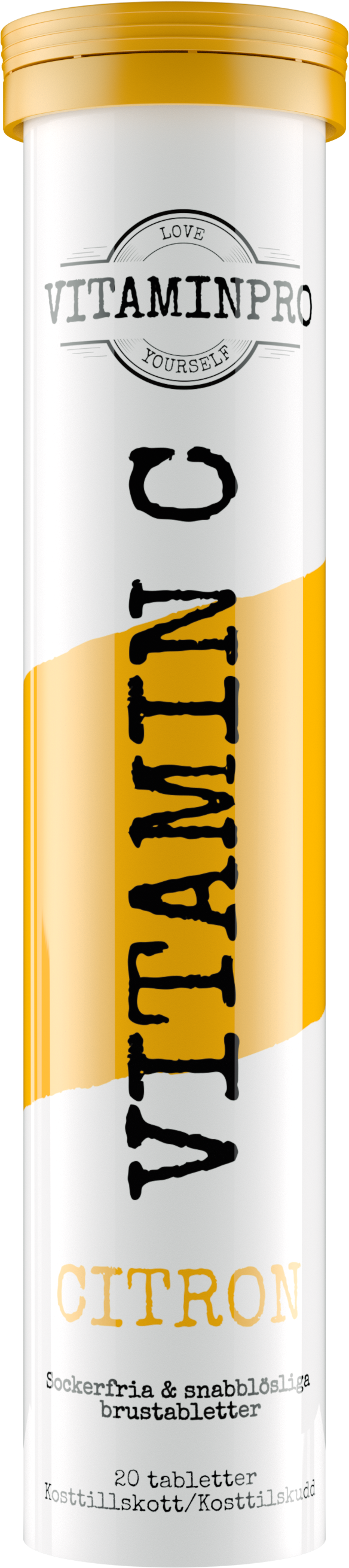 Vitaminpro C-vitamin Brus Citron 20 st