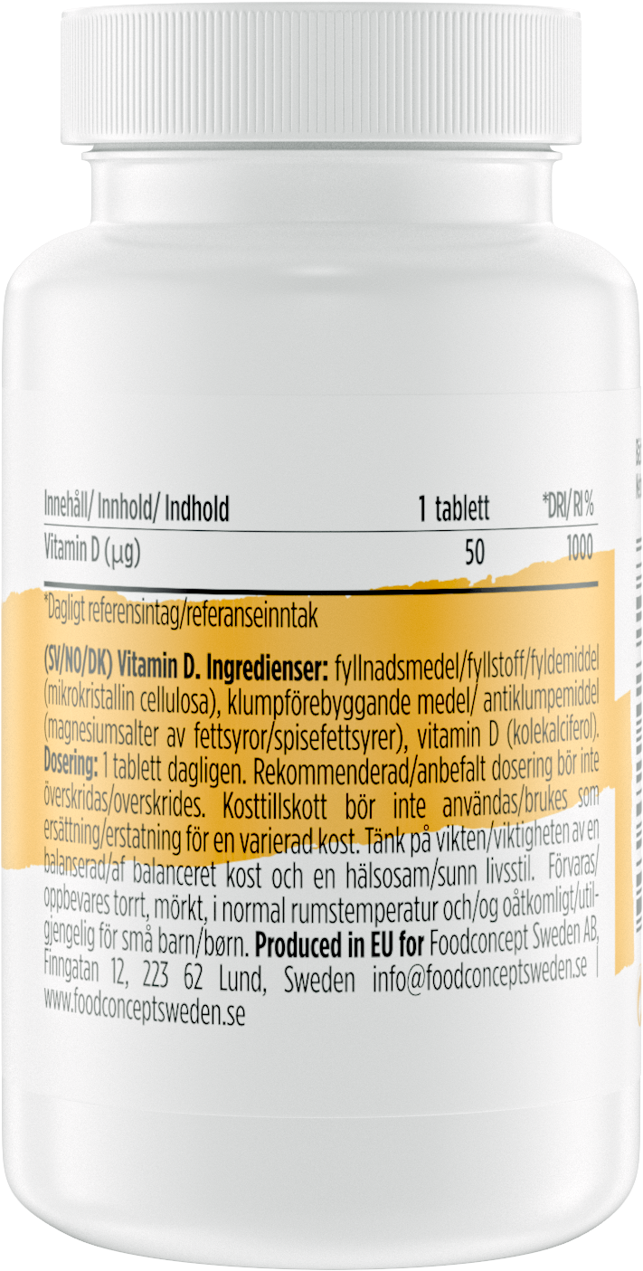 Vitaminpro D-vitamin 90 tabletter