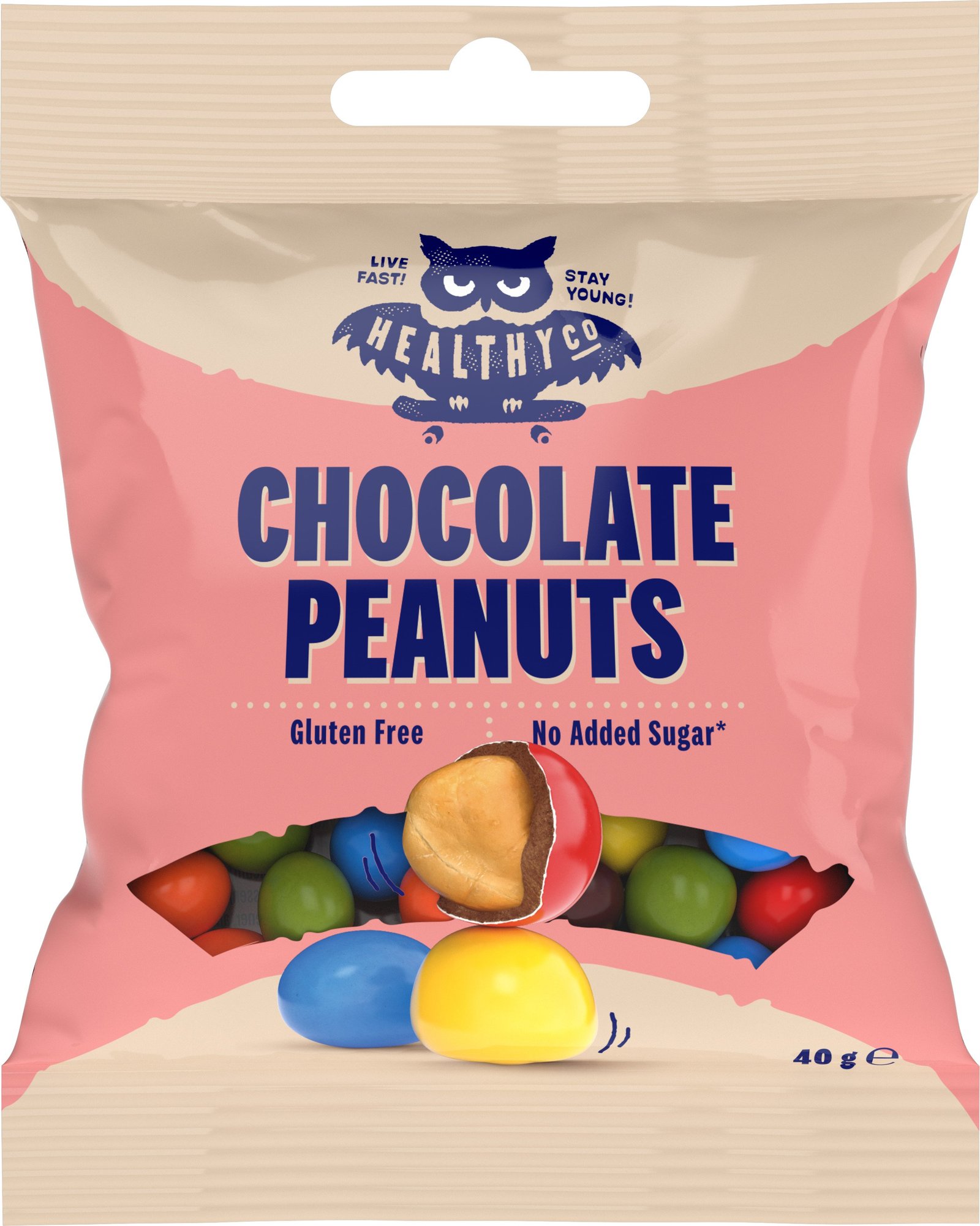 HealthyCo Chocolate Peanuts 40 g