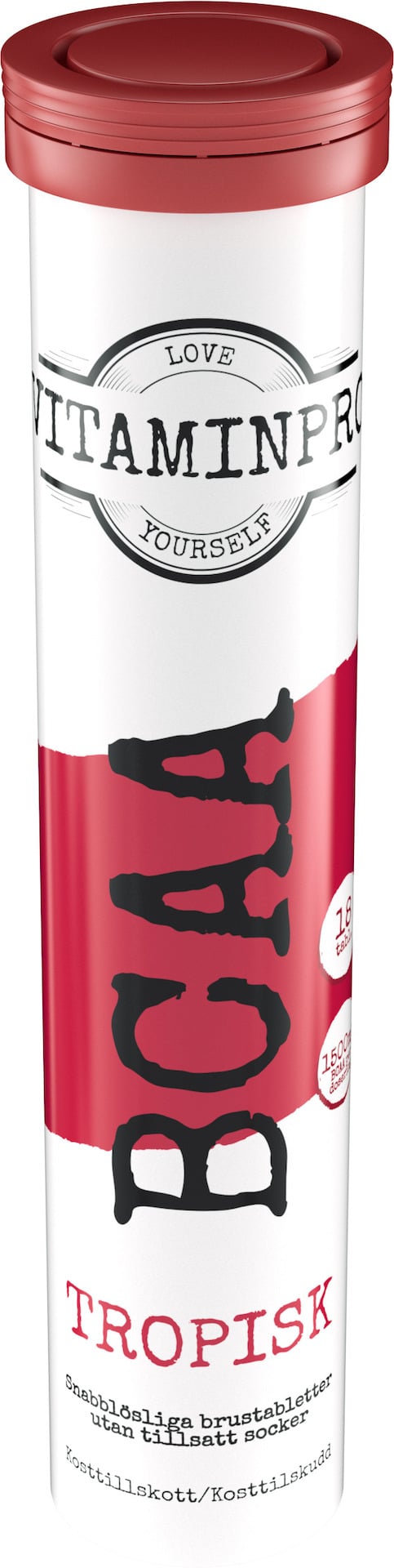 Vitaminpro BCAA Tropisk 18 brustabletter