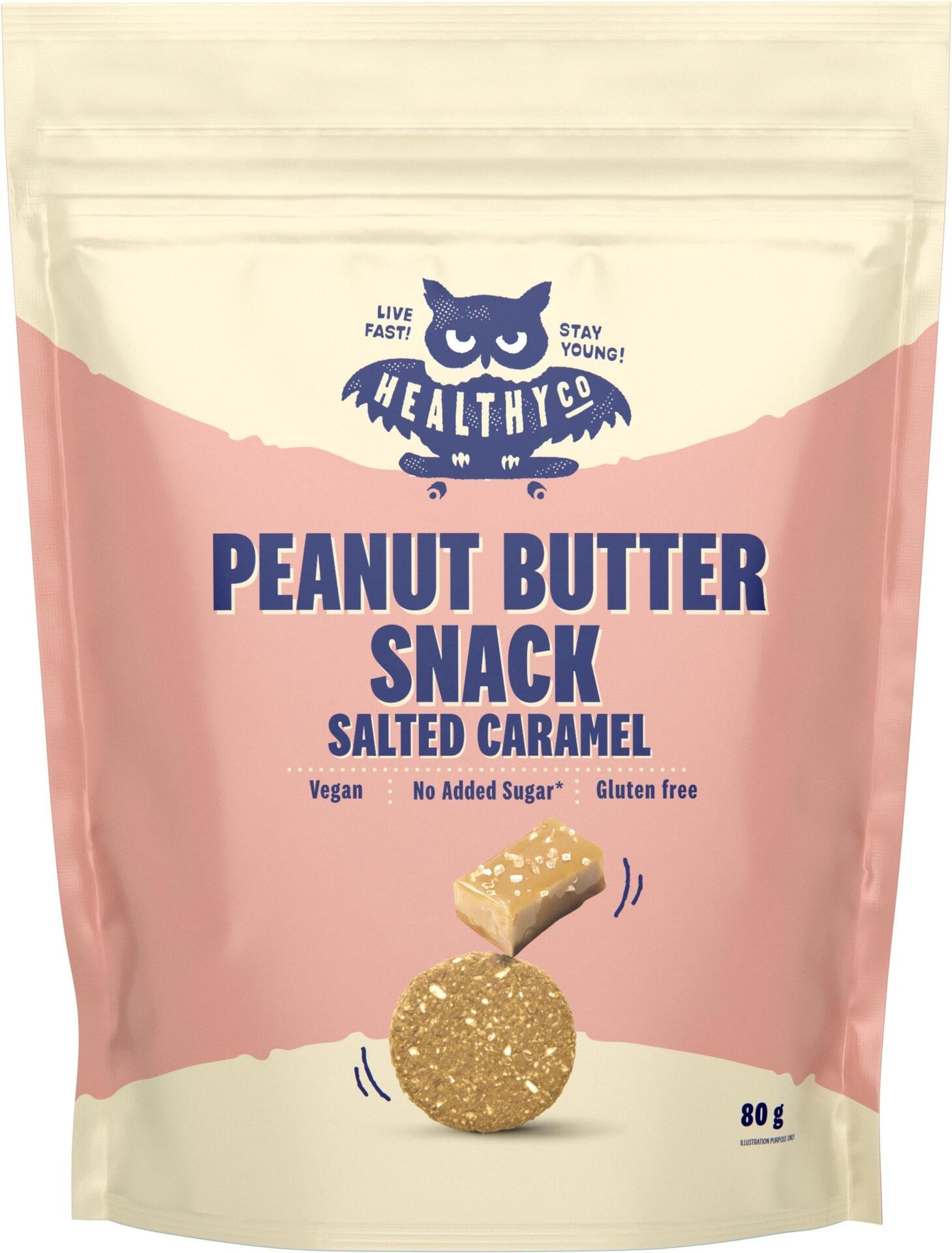 Healthyco Peanut Butter Snack Salted Caramel 80 g