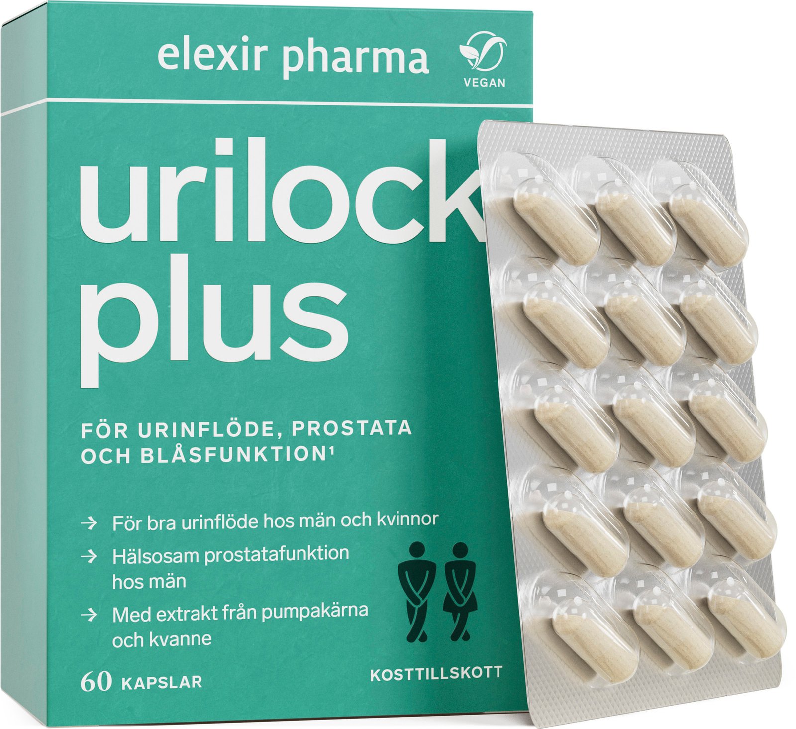 Elexir Pharma Urilock Plus 60 kapslar