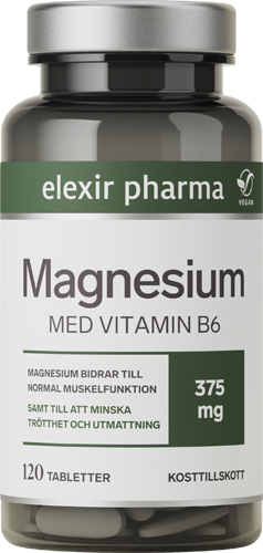 Elexir Pharma Magnesium 375mg 120 tabletter
