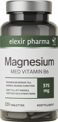 Elexir Pharma Magnesium 375mg 120 tabletter